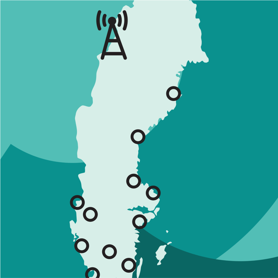 Bild som illustrerar mobiltäckning